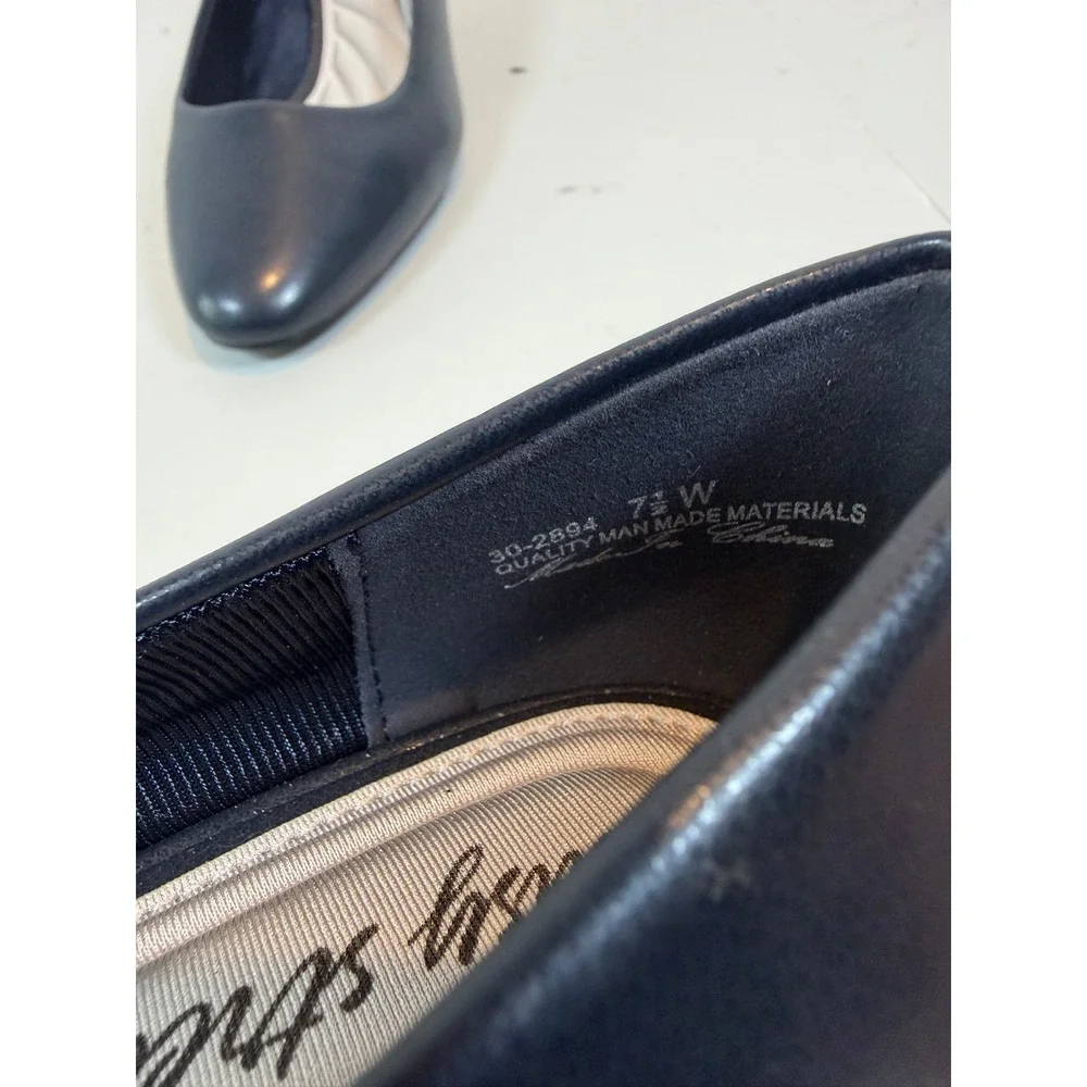 Easy Street Prim Pump Black Womens Size 7.5 W‎